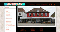 Desktop Screenshot of antiktak.dk