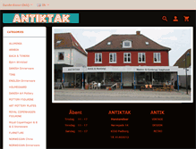 Tablet Screenshot of antiktak.dk